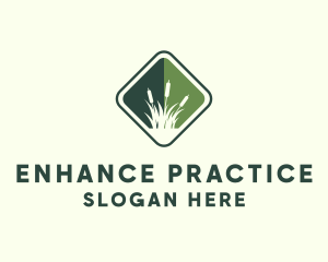 Grass Garden Lawn logo design