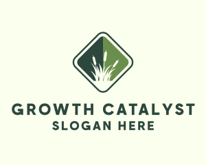 Grass Garden Lawn logo design