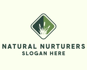 Grass Garden Lawn logo design