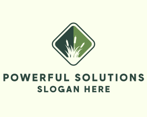 Grass Garden Lawn logo design