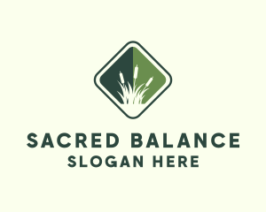 Grass Garden Lawn logo design