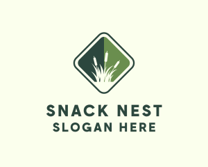 Grass Garden Lawn logo design