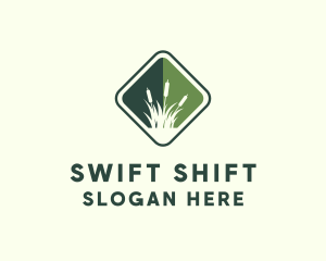 Grass Garden Lawn logo design