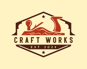 Woodworking Craft Carpentry logo design