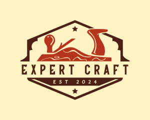 Woodworking Craft Carpentry logo design