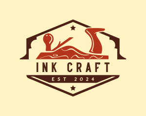 Woodworking Craft Carpentry logo design