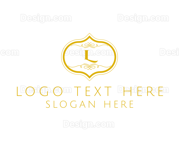 Ornate Elegant Decal Logo