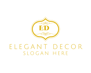 Ornate Elegant Decal logo design