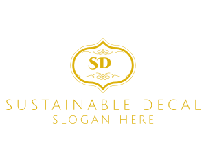 Ornate Elegant Decal logo design