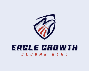 Eagle Shield Military logo design