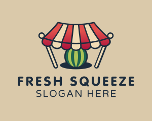 Watermelon Fruit Market logo design