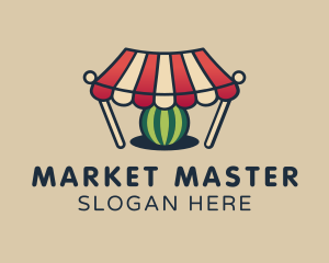 Watermelon Fruit Market logo design