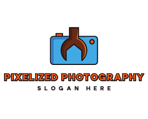 Wrench Camera Repair logo design