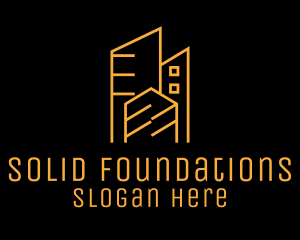 Golden City Building  Logo