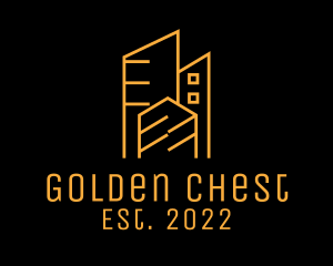 Golden City Building  logo design