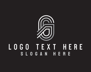 Stripes Generic Letter G logo