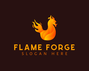 Fire Chicken Grill logo design