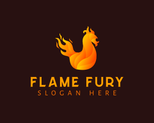 Fire Chicken Grill logo design