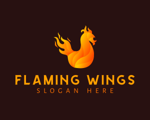 Fire Chicken Grill logo design