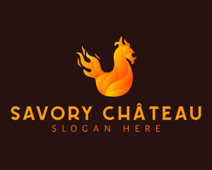 Fire Chicken Grill logo design