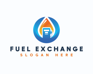 Diesel Gasoline Fuel logo