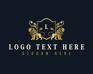 Luxury Lion Crest Logo