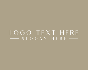 Sans Serif - Modern Minimalist Business logo design
