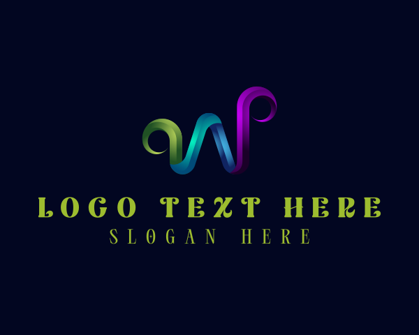 Creative Modern Advertising Letter W logo