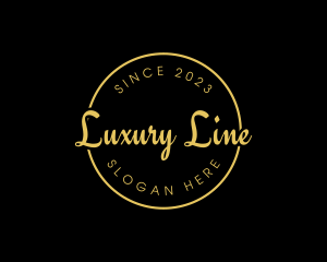 Luxury Business Fashion logo design