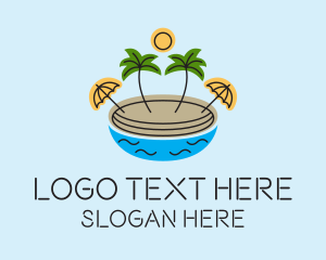 Beach Resort Island  logo