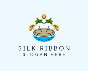 Beach Resort Island  logo design