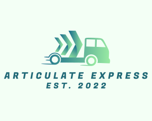 Fast Delivery Truck Express logo design