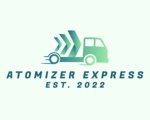 Fast Delivery Truck Express logo design