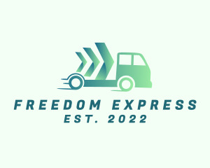 Fast Delivery Truck Express logo design