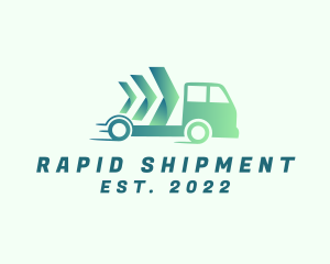 Fast Delivery Truck Express logo design