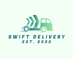 Fast Delivery Truck Express logo design