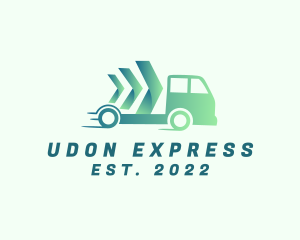 Fast Delivery Truck Express logo design