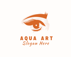 Woman Watercolor Eye logo
