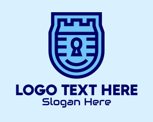 Blue Security Lock  logo