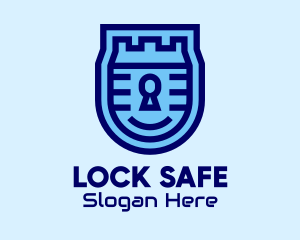 Blue Security Lock  logo