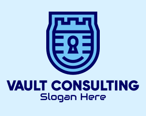 Blue Security Lock  logo