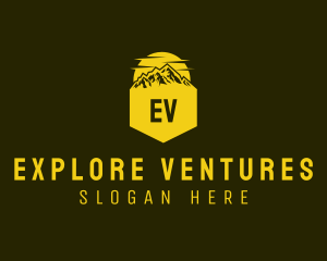 Outdoor Mountain Travel logo design