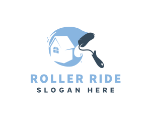 House Maintenance Paint Roller logo