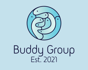 Marine Fish Group  logo design