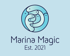 Marine Fish Group  logo design