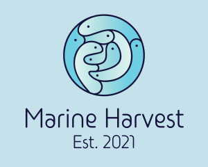 Marine Fish Group  logo design