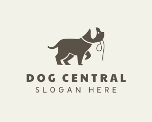 Animal Dog Leash logo design