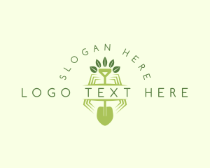 Shovel Leaf Pentagon logo