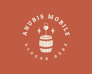 Liquor Wine Barrel logo design