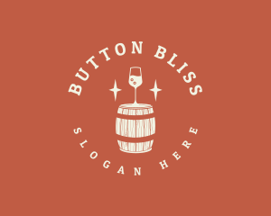 Liquor Wine Barrel logo design